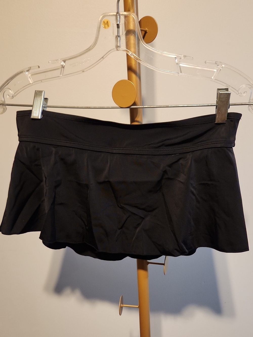 Merona Black Swim Skirt with Flared Hem